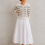 Striped Linen Essential Knit